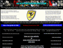 Tablet Screenshot of nicksforzaferrari.com